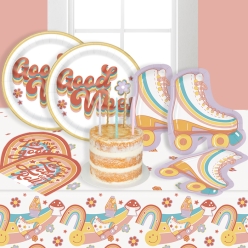 *Groovy Roller Skate SUPERSAVER Party Pack for 8